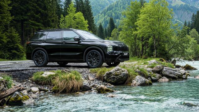 Mitsubishi 2025 Outlander Black - Hero6 v03 proxy Mitsubishi