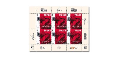 Znaczek emisja Andrzej Wajda 
