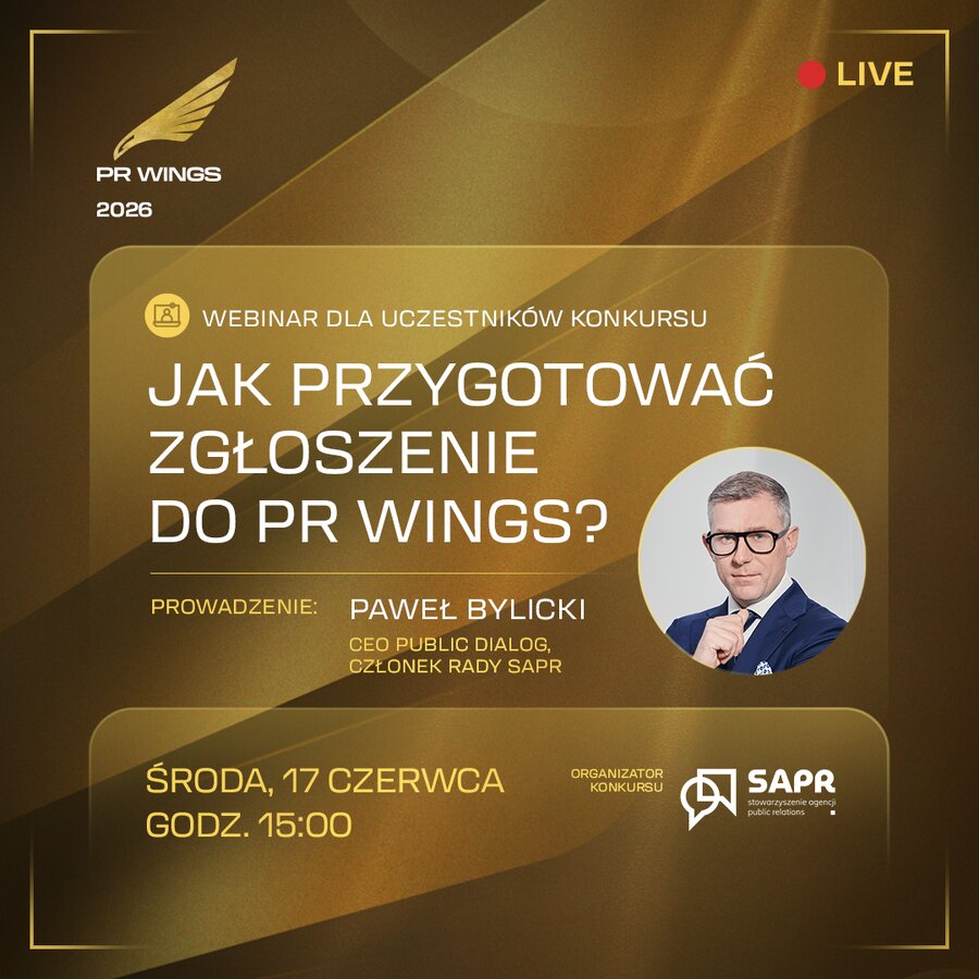 Jak przygotować zgłoszenie do PR Wings? Bezpłatny webinar 17 czerwca