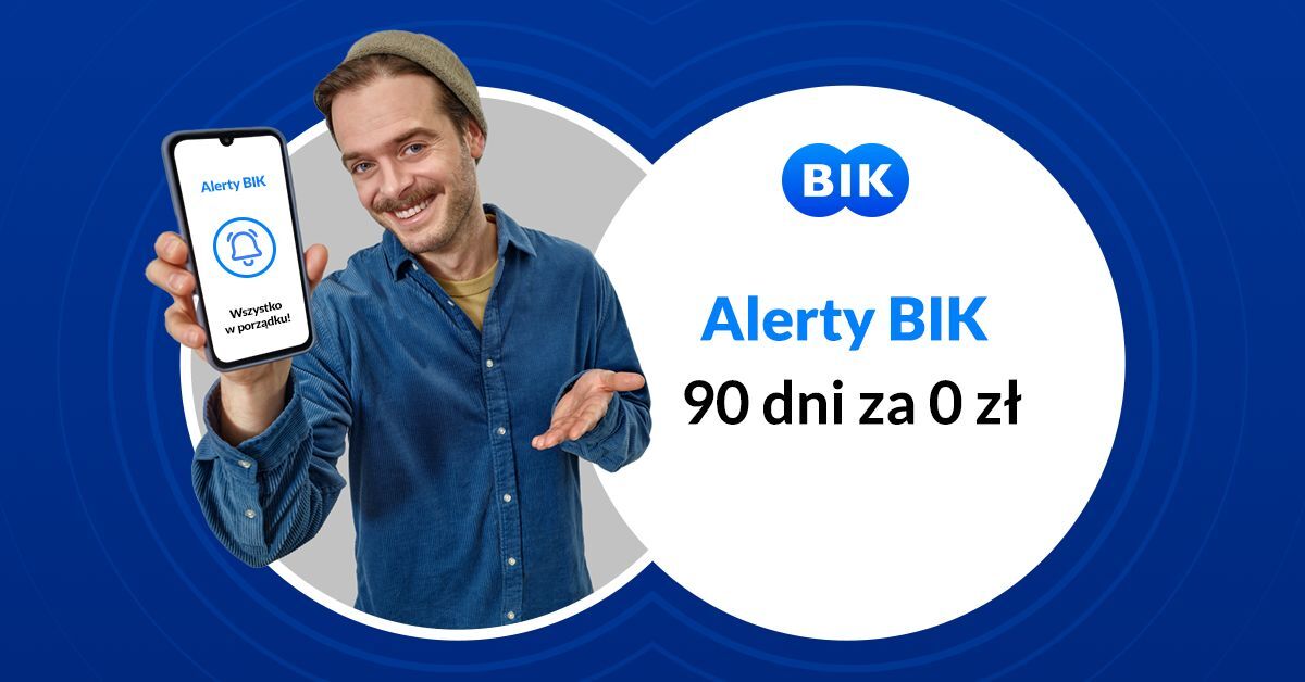 🔔#AlertyBIK na 90 dni za #zero zł. Dodatkowe wsparcie dla dla wszystkich, których dane w wyniku wycieku i socjotechnik mogą być narażone na wykorzystanie przez oszustów. Akcja pomocowa #BIK od DZIŚ do 31 sierpnia br. ...
